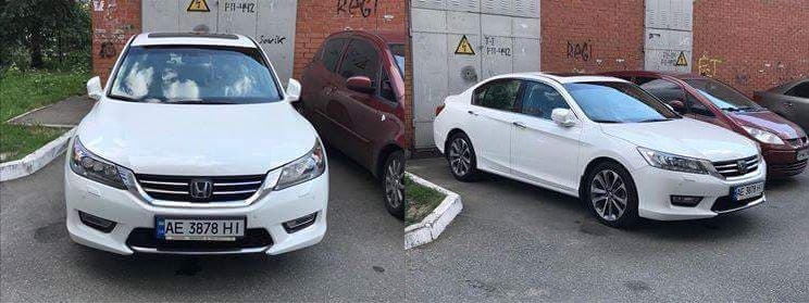 Угнанный Honda Accord 2013 года