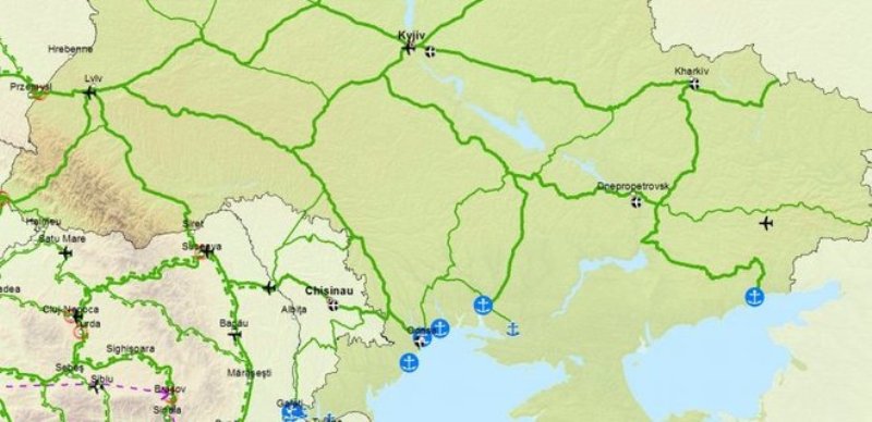 Украина включена в индикативные карты Европейской транспортной сети TEN-T