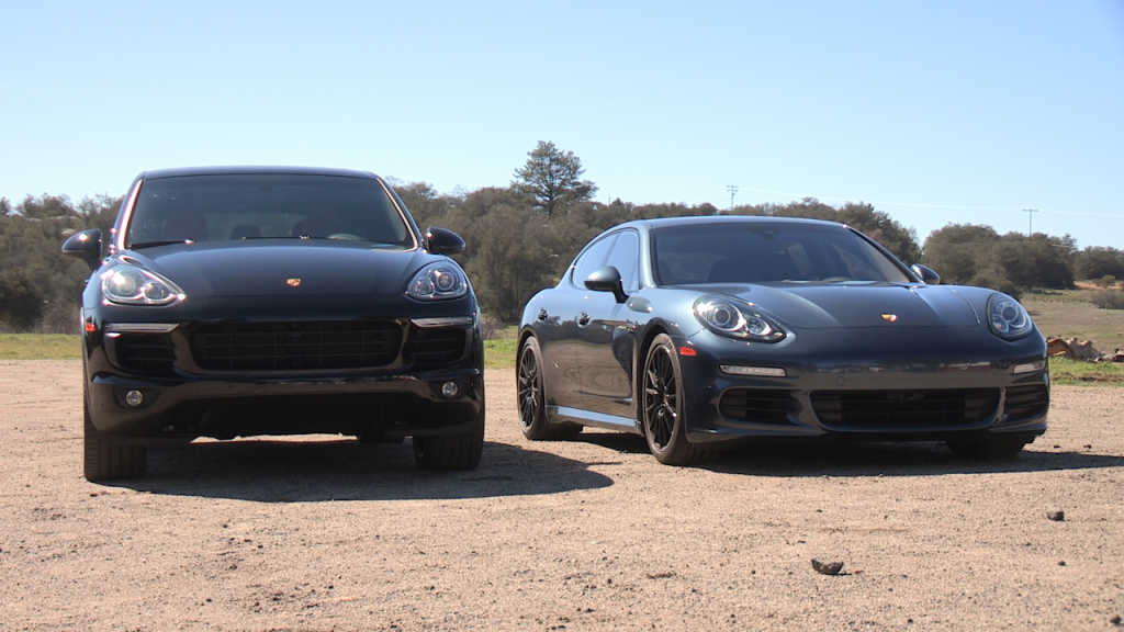 Porsche Panamera turbo (2010) и Porsche Cayenne (2011)