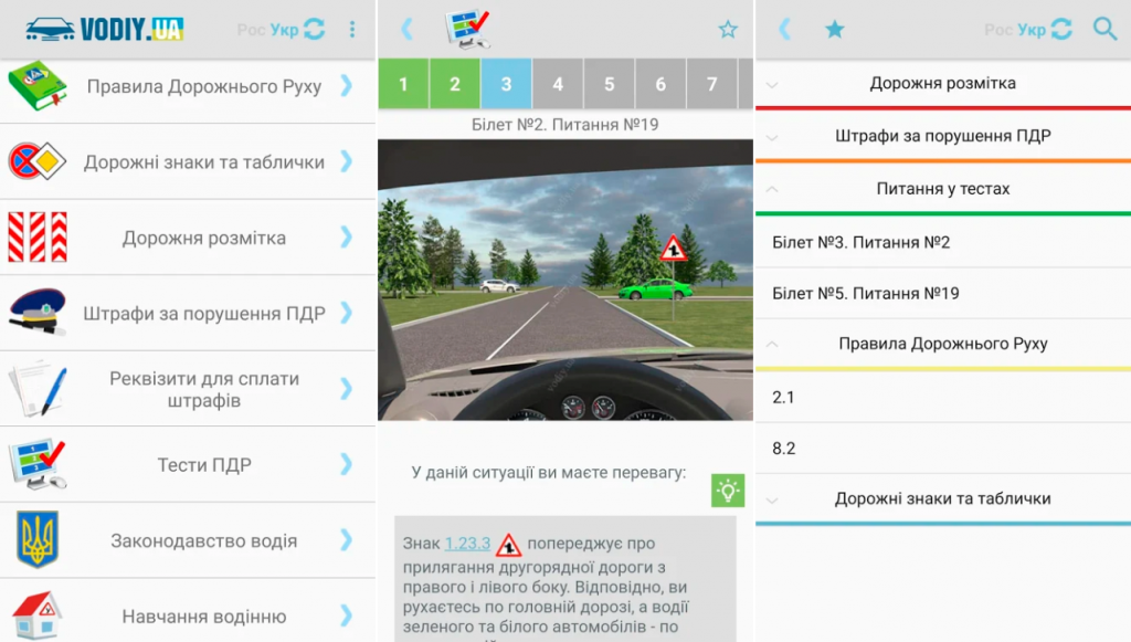 Приложение "ПДД Украины 2019" доступно для устройств с Android и iOS