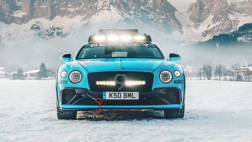 Доработанное купе Continental GT примет участие в ледовой гонке GP Ice Race