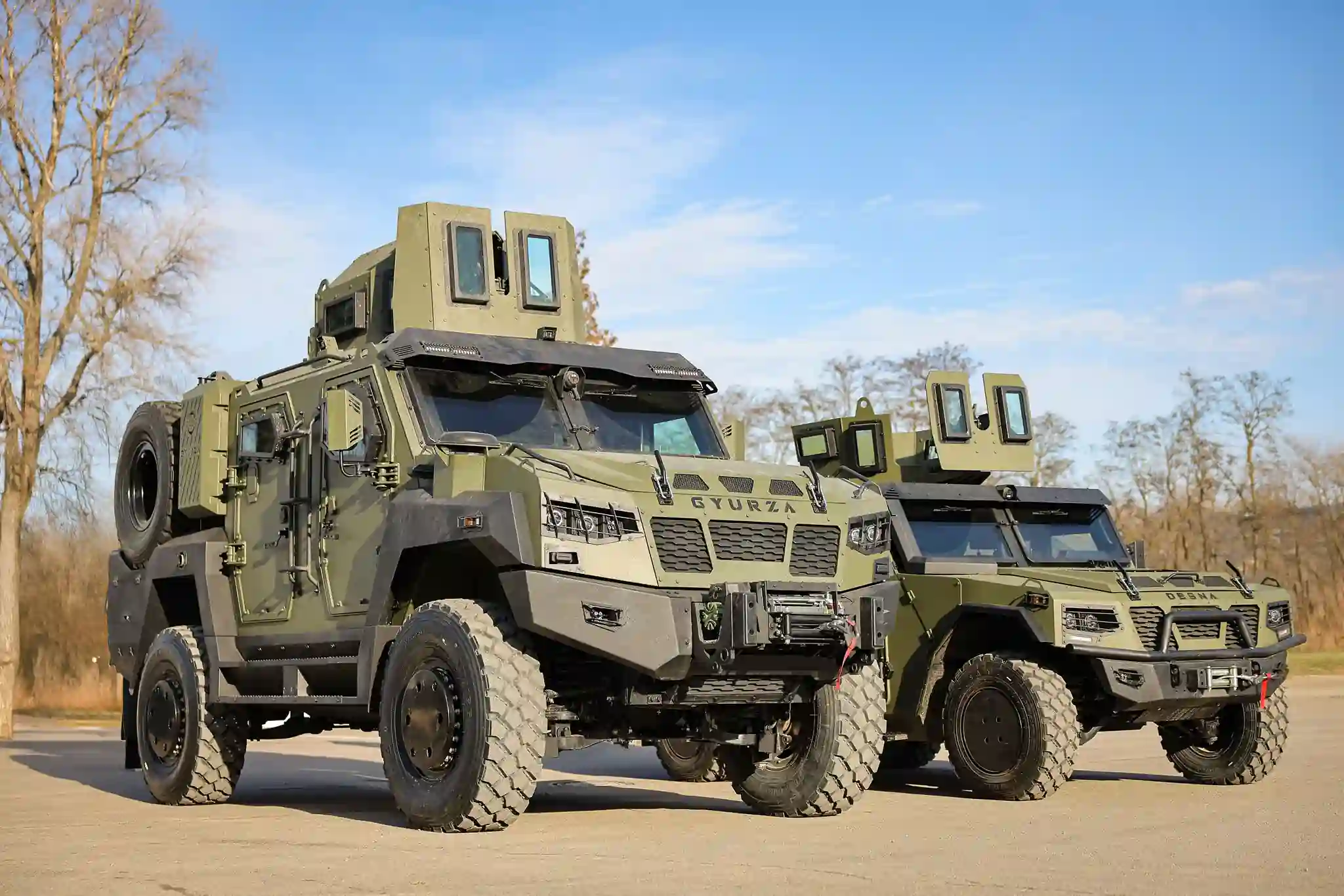 Почалися випробування нових українських бронеавтомобілів Desna та Gurza-03