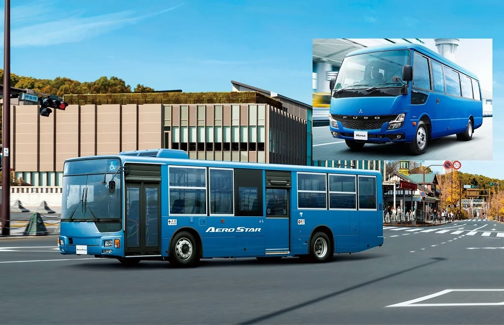 Mitsubishi Fuso представляє два нових автобуси Mitsubishi Fuso представляє два нових автобуси