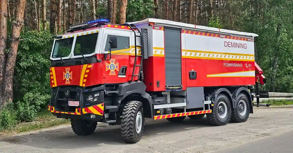 Як Renault Trucks перетворили в Україні на бронеавтомобіль для рятувальників (ВІДЕО)