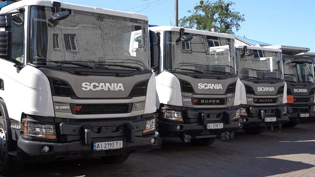 Scania Україна надала вантажівки для відновлення Київської області Scania Україна надала вантажівки для відновлення Київської області