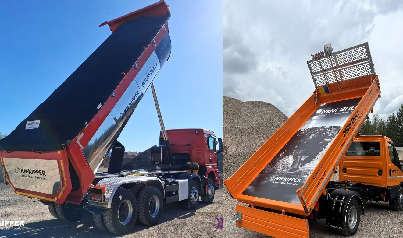 Компанія KH-Kipper покаже нові самоскиди на шасі Iveco та MAN Компанія KH-Kipper покаже нові самоскиди на шасі Iveco та MAN