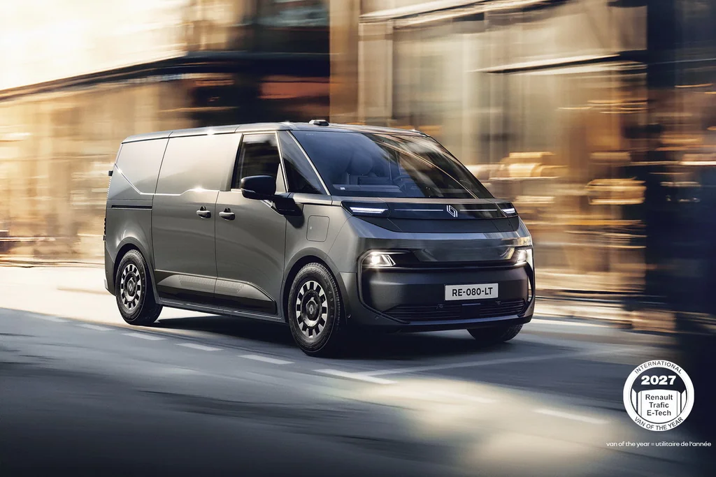 Новий Renault Trafic Van E‑Tech став «Фургоном року 2027» Новий Renault Trafic Van E‑Tech став «Фургоном року 2027»