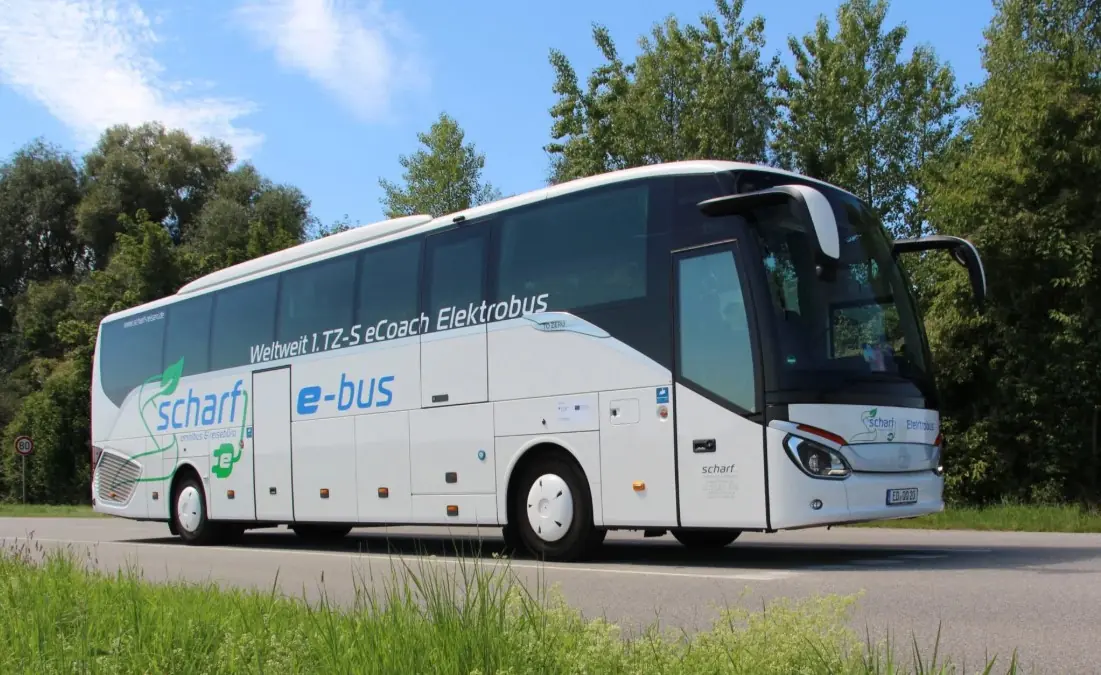 Туристичний автобус Setra перевели на електротягу Туристичний автобус Setra перевели на електротягу